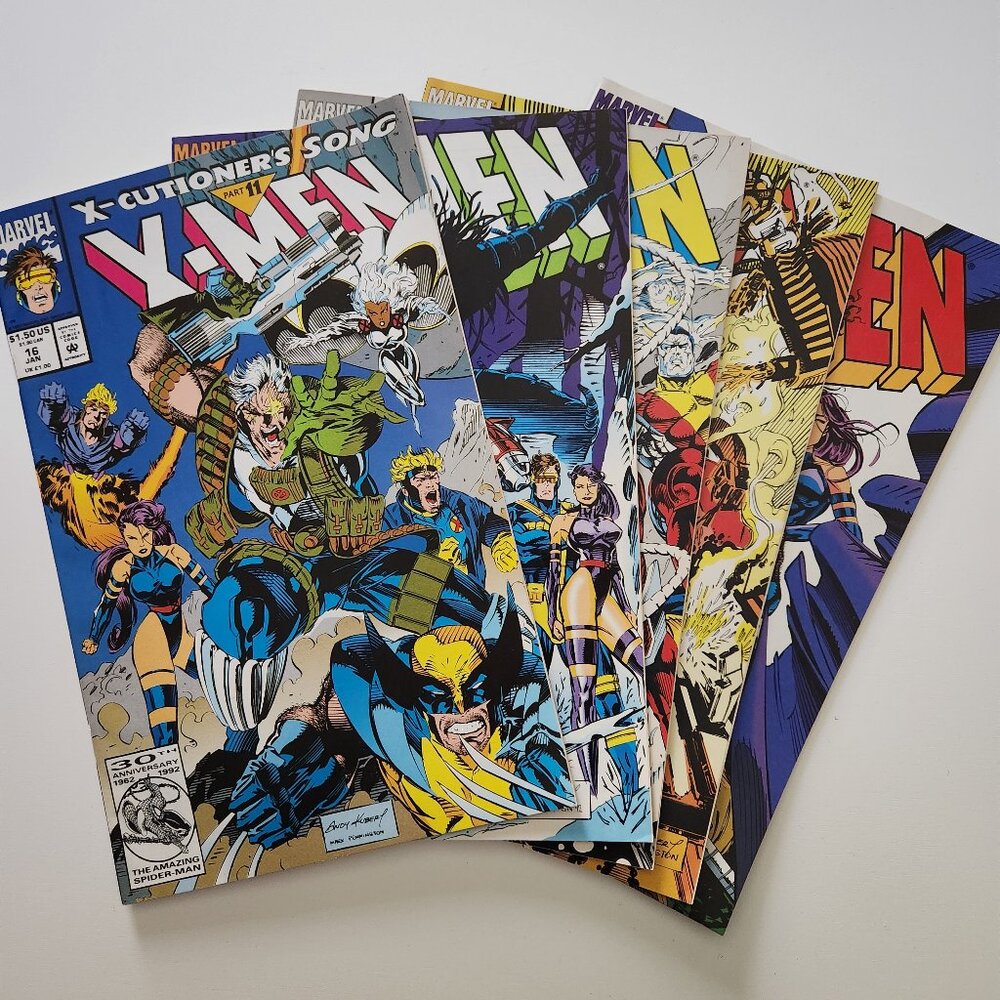 Lot of 5 X-Men Comic Books 16 17 18 19 20 Marvel 1993 Wolverine X-Cutioner Run